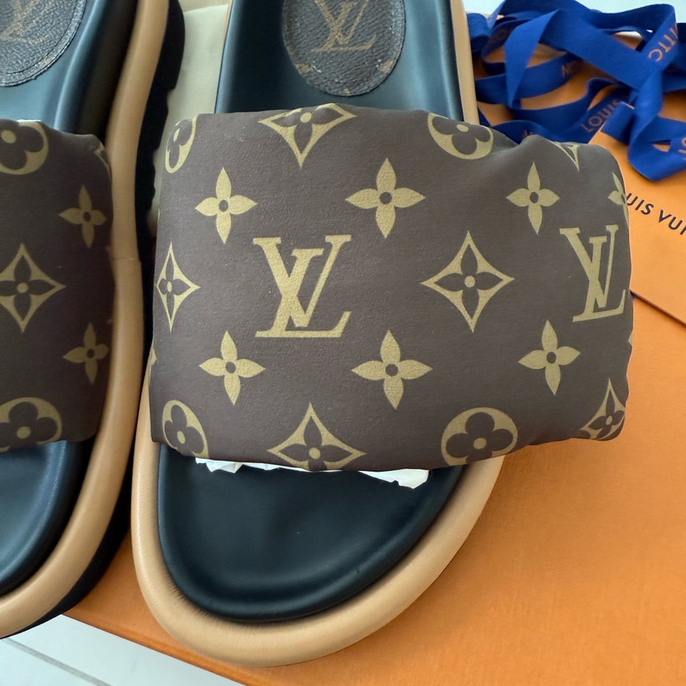 Louis Vuitton Monogram Pillow Slides - Picture 3 of 7